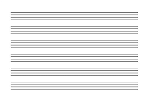 Quadernetto 6 Pentagrammi Righi Normali 32 Pagine - Buch
