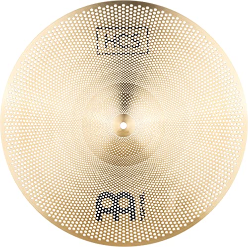 Meinl Cymbals Hcs P-Hcs18C - Piatto Crash Da 18" Con Volume Silenzioso Per Batteria, Lega Di Ottone Resistente A Basso Rumore E Tono Musicale, 2 Anni