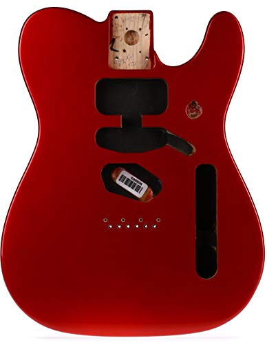 Fender® »Deluxe Series Telecaster® Alder Body - Ssh Routing« Corpo Della Chitarra - Ontano - Colore: Candy Apple Red