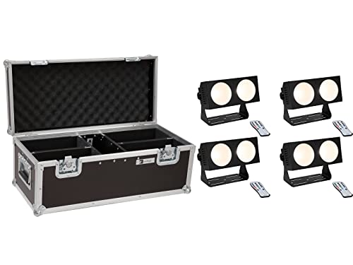 Eurolite Set 4X Led Cbb-2 Cob Ww Bar + Custodia