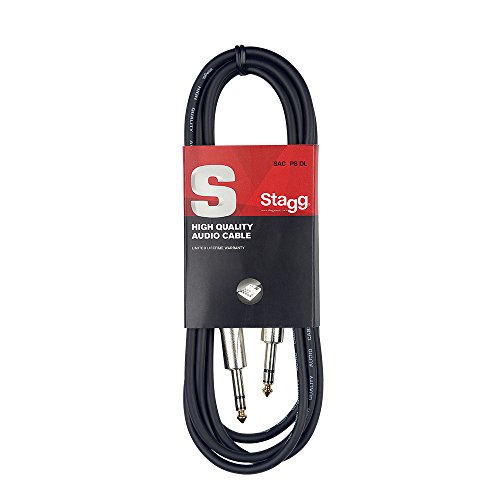 Stagg Sac1Ps Dl Cavo S Serie Per Strumenti Musicali Da Jack A Jack 6,3 Mm, Da 1M