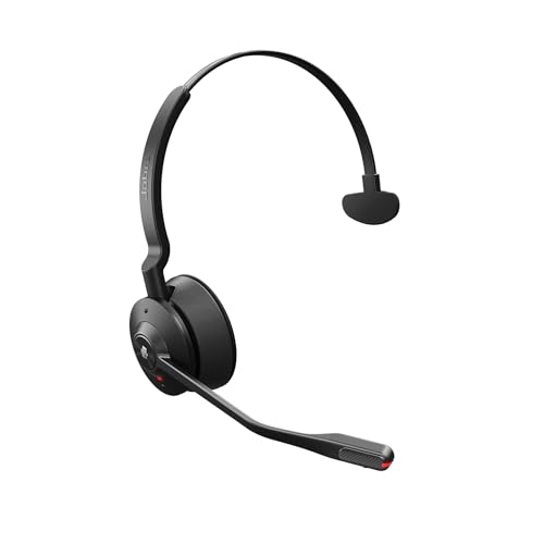 Jabra Engage 55 Se Mono Headset Ms, Adattatore Dect Link 400A Usb-A, Cavo Usb-C A Usb-A Da 1,2 M, Custodia Per Il Trasporto, Garanzia E Avvertenza (Op