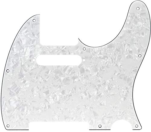 Fender 099 – 2150 – 000 Da 4 Ply White Pearl 8 Hole Mount Telecaster Battipenna