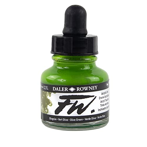Daler Rowney Fw Ink 29.5Ml Olive Green