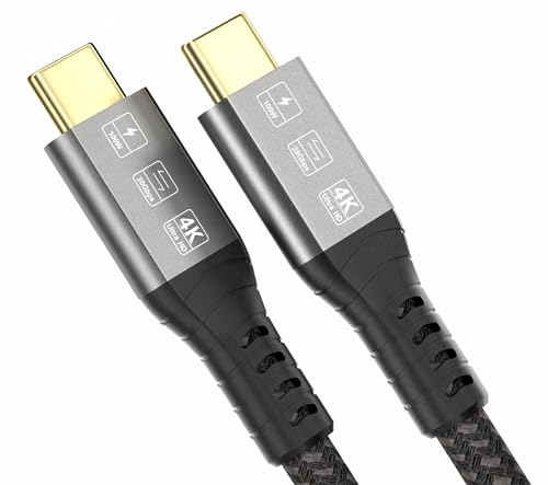 Pfirstda Cavo Usb C A Usb C 0.5M, Cavo 20Gbps Usb Type-C 3.2 Gen2X2, 100W 20V/5A Ricaricarapida, Supporta Trasferimento Video 4K@60Hz, Per Ps5, Laptop