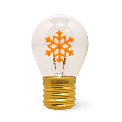 Legami - Lampada Da Tavolo A Forma Di Lampadina, Fiocco Di Neve, For Indoor Use Only, Ricaricabile Con Cavo Usb, Senza Fili