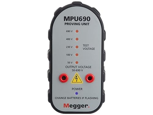 Megger 1001-561 Mpu690 Tester Di Tensione Cinque Tensioni Di Uscita Nominale, 50 V/100 V/230 V/400 V/690 V, 50 Hz Ca
