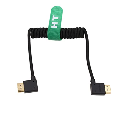 Hangton Cavo Hdmi 8K 4K120P Per Monitor Atomos Ninja V So-Ny A7Siii A7Rv A7Iv Fx30 Ca-Non C300 C500 Lumix S5Ii Feelworld Blackmagic Angolo Destro Sini