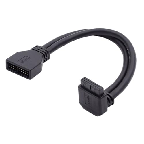 Chenyang Usb 3.0 20Pin 19Pin Motherboard 90 Degree Up Angled Extension Cable 5Gbps