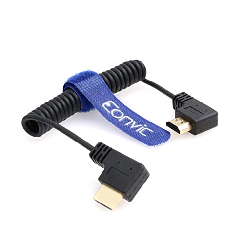 Eonvic Cavo Hdmi A Hdmi 4K 3D 1080P Hd Hdmi 2.0 Cavo Con Ethernet Ad Alta Velocità Hdmi Maschio A Maschio Cavo Per Sony A7Siii, Atomos Ninja, Shinobi