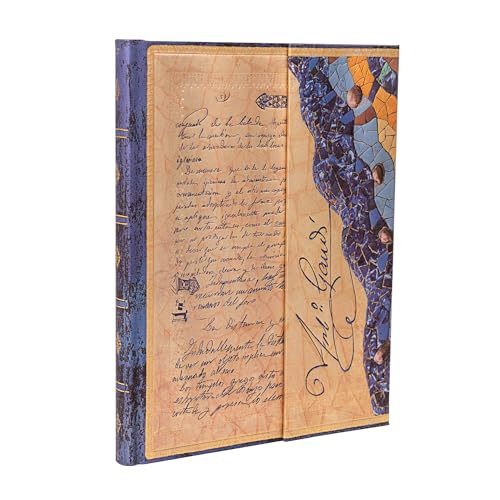 Paperblanks Diari A Copertina Rigida, Gaudi, Il Manoscritto Di Reus, Ultra, Righe, Chiusura Magnetica