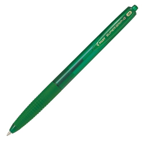 Pilot Penna A Sfera Supergrip Tratto Medio Colore Verde Penne A Sfera