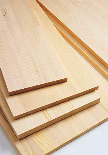1 Pz Di Tavola Abete Lamellare Mm.14X200X 600