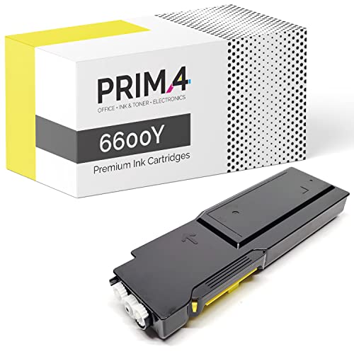 Prima4 - 106R02231 Giallo Toner Compatibile Con Stampanti Xerox Phaser 6600 Dn, 6600 Dnm, 6600 N, 6600 Series, Workcentre 6605 Dn, 6605 Dnm, 6605 N, 6