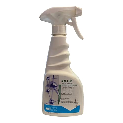 Cir Protettivo Trasparente Antimicrobico Prevenire Microrganismi Microbi Batteri Annerimento Muri N.Ag Plus Flacone Spray 500 Ml