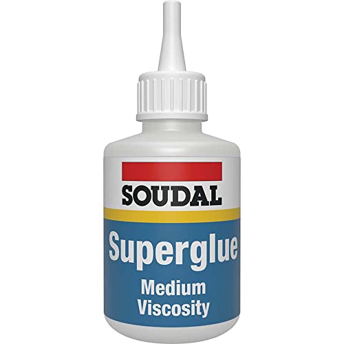 Soudal Alta Viscosità Super Glue 50 G Cianoacrilato.