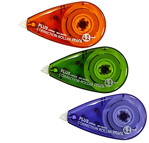 Plus Japan, Correttore A Nastro Mini, Mix Di Colori, 6 M X 4,2 Mm 30 Stück Assortiti