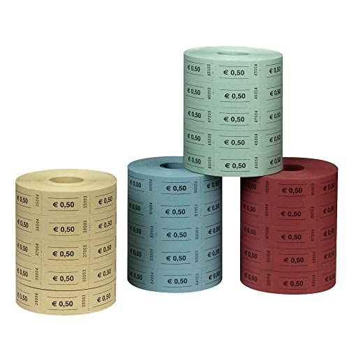 Wertmarken 0,50 Euro 5X1000 Abri