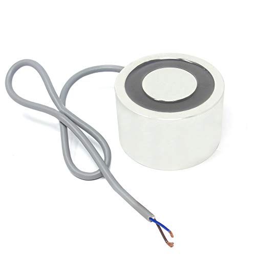 Energizza Per Rilasciare Elettromagnete Con Fori Di Montaggio M8-80Mm Dia X 50Mm Di Spessore - Pullo Da 80Kg - 24 V Cc/40W