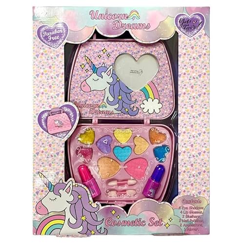 Blister Set Cosmestica Maquillaje Bolso Unicornio You Go Girl