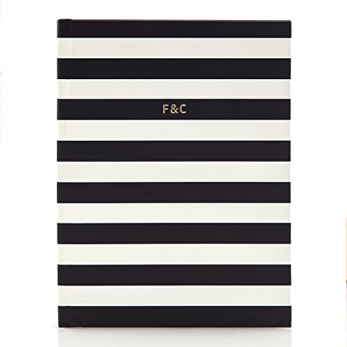 Fine & Candy - Calendario Perpetuo Negozio Planner Mensile Planner Settimanale Formato A5 (21 X 15 Cm) Colore: Bianco E Nero