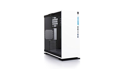 In Win 303 Midi-Tower White Computer Case - Computer Cases (Midi-Tower, Pc, Secc, Tempered Glass, Atx,Micro-Atx,Mini-Atx, White, 16 Cm)