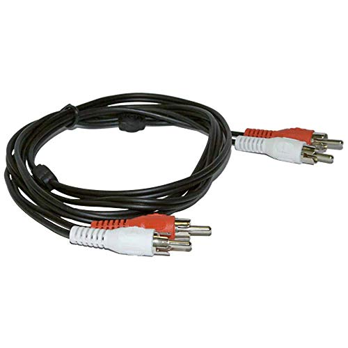 Microconnect 2Xrca/2Xrca 1.5M Cavo Audio 1,5 M Nero, Rosso, Bianco