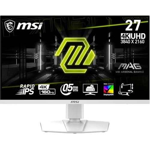 Msi Mag 274Urfwde - Led-Monitor - Gaming - 68.6 Cm (27") - 3840 X 2160 4K Uhd (2160P) @ 160 Hz - Fast Ips - 400 Cd/M² - 1000:1 - Displayhdr 400 - 0.5