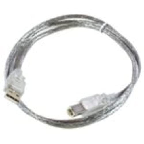 Microconnect Usb2.0 A-B 1M M-M Cavo Usb 2.0 Usb A Usb B Trasparente