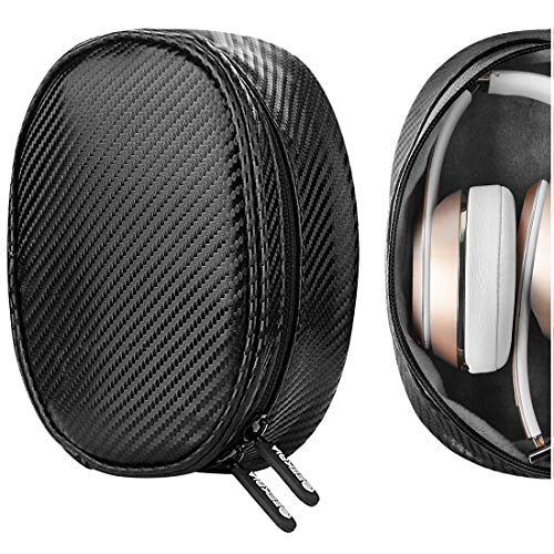 Geekria Headphone Pouch Case For Studio, Studio 3, Solo Pro, Solo 3 Headphones, Replacement Protective Soft Shell Travel Carrying Bag With Room For Ac