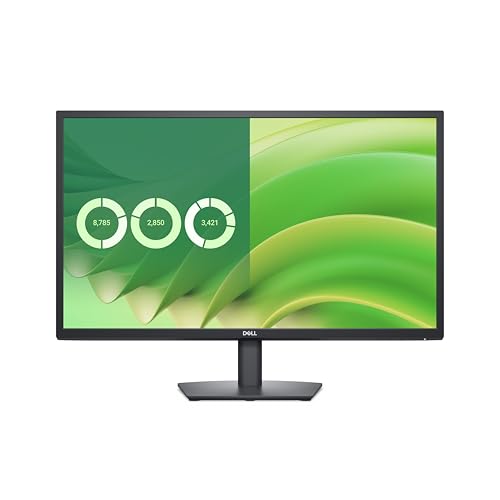 Dell E2725H - Monitor Led - 68,599 Cm (27") - Full Hd (1080P) A 75Hz - Va - 300 Cd/M² - 3000:1-5 Ms - Vga, Displayport - Con 3 Anni Di Servizio Di Sos