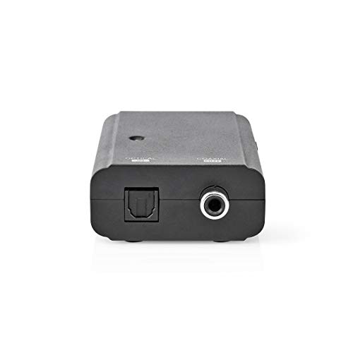 Convertitore Audio Digitale | Direzione Unica | Ingresso Collegamento: Toslink Femmina | Uscita Collegamento: 1X S / Pdif | Manuale | Nero