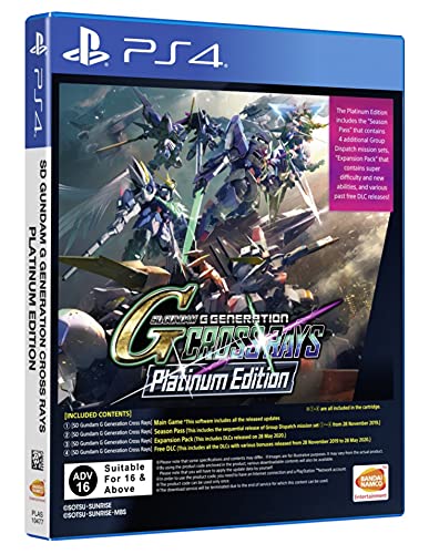 Sd Gundam G Generation Cross Rays - Platinum (Import)