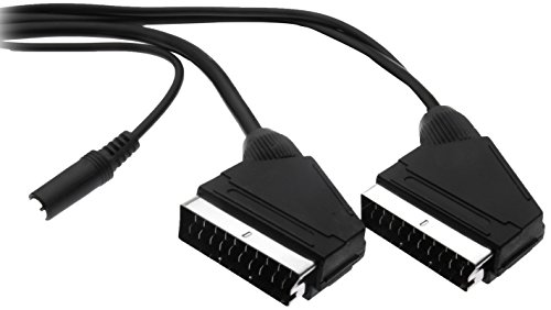 G&Bl 657 Cavo Audio-Video, Scart M - Scart M Con Jack 3.5 F Stereo, 2.0 M, Nero