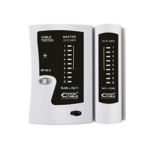 Nanocable - 10.31.0301 - Tester Cavo Automatico Per Cavi Rj11/Rj12/Rj45