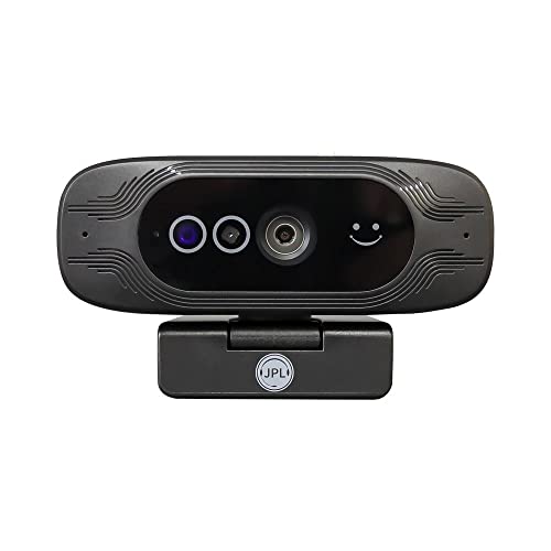 Jpl Webcam, Vision Access, Plug & Play, 1080P, Hd, Compatibile Con Windows Hello, Copriobiettivo Privacy Integrato, Adattatore Usb-A A Usb-C Incluso (