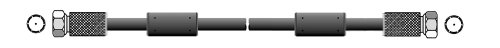 G&Bl 1.5M F/F Cavo Coassiale 1,5 M Nero