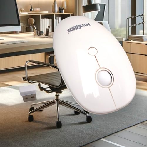 A2Zworld Mouse Wireless Da Ufficio - Lavoro - Navigare | Mouse Senza Filo Con Design Leggera E Compatto Perfetto Per Viaggio | 4 Modelli (Modello Vint