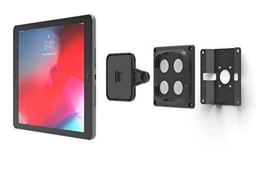 Magnetix - Kit Da Parete Secured Wall Mount, Colore: Nero