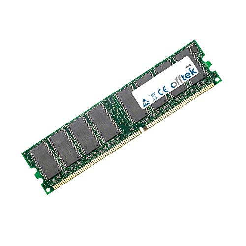 Offtek 1Gb Memoria Ram Di Ricambio Per Chaintech Ct-7Vjl Apogee (Pc3200 - Non-Ecc) Memoria Scheda Madre