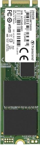 Transcend Mts800I 256Gb Interne M.2 Pcie Nvme Ssd 2280 Sata 6Gb/S Retail Ts256Gmts800I