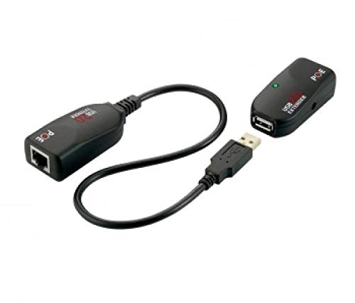 Exsys Ex-1441-2 Network Transmitter & Receiver Nero Moltiplicatore Di Rete