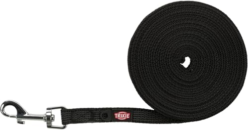 Guinzaglio Di Tracciamento, Gommato, S – M: 5 M,15 Mm, Nero