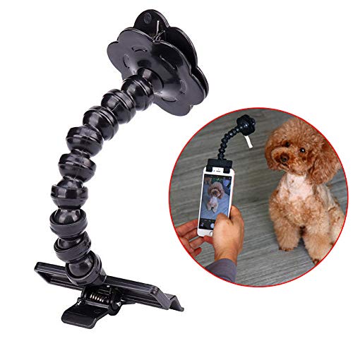 Bastone Per Selfie Per Animali Domestici, Zosenda Bastone Per Selfie Flessibile Per Cani Asta Per Foto Di Giocattoli Per Foto Di Giocattoli, Clip Per