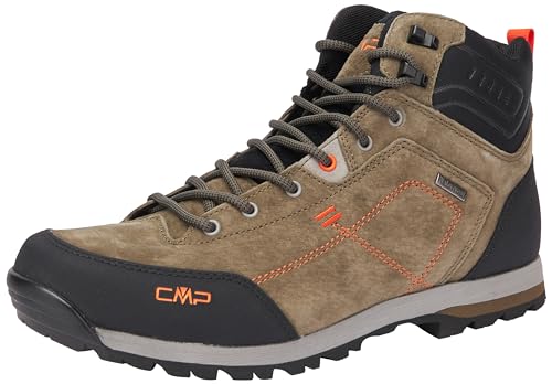 Cmp Alcor 2.0 Mid Trekking Shoes Wp-3Q18577, Walking Shoe Uomo, Fango-Arancio, 44 Eu