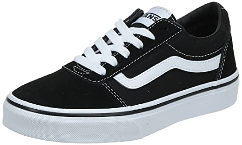 Vans Ward, Sneaker Unisex - Bambini E Ragazzi, Suede Canvas Black White, 35 Eu