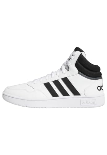 Adidas Hoops 3.0 Mid Classic Vintage Shoes, Sneakers Uomo, Core Black Core Black Cloud White, 45 1/3 Eu