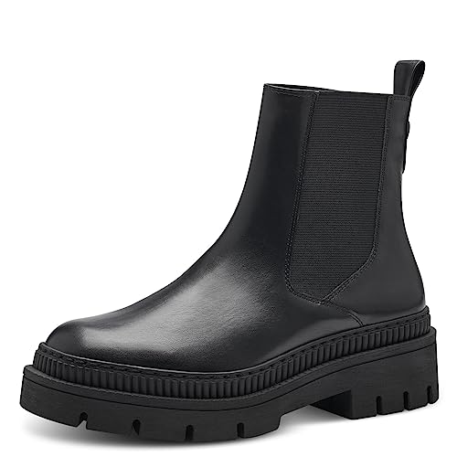 Marco Tozzi Stivali Chelsea Da Donna Vegani Senza Chiusure Color Nero (Black) 40 Eu