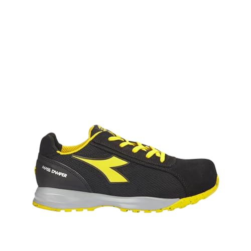 Utility Diadora Glove Mds Text Low S1P Hro Src, Scarpe Da Ginnastica Unisex-Adulto, Nero, 39 Eu