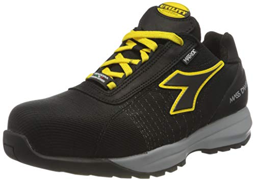 Diadora Glove Mds Matryx Low S3 Hro Src, Scarpe Da Ginnastica Uomo, Black/Black, 36 Eu